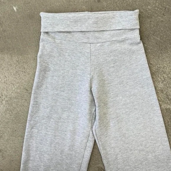 LOS ANGELES APPAREL GARMENT DYE YOGA LEGGING XS HEATHER GRAY - Picture 4 of 5